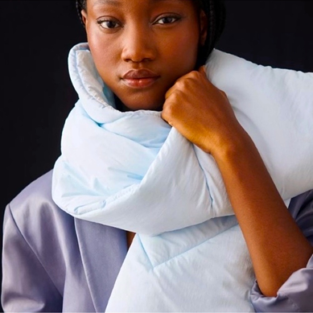 NWT Anthropologie Maeve Puffer Scarf / OSFA / Accessory